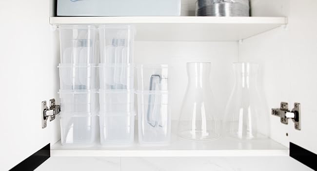 MR.SIGA 12 Pack Airtight Food Storage Container Set, Space Saving