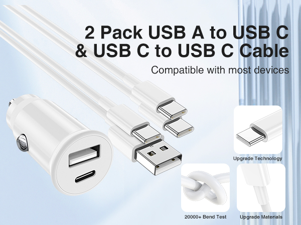 2pack usba usb c