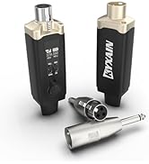 KYXAIN UHF Wireless Microphone System XLR Mic Adapter 8 Channels, Audio Dynamic Transmitter and R...