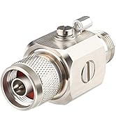 MOOKEERF Lightning Arrestor N Lightning Arrestor 50 Ohm Coaxial Lightning Arrestor, 0-6GHz N-Type...