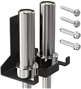 POWER GUIDANCE Olympic Barbell Hanger,Garage Gym Bar Wall Rack,Vertical Barbell Mount Rack,Space ...
