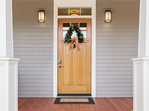 keyless entry door lock deadbolt with handle set