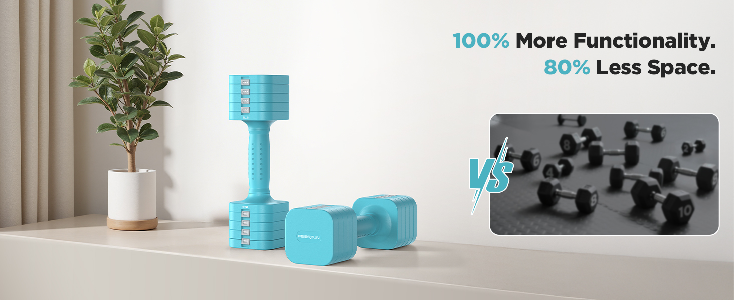 adjustable dumbbells set