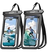 Rynapac Waterproof Phone Pouch [Up to 8.5"] - 2 Pack, IPX8 Waterproof Phone Case with Lanyard for...