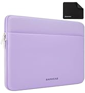RAINYEAR Laptop Sleeve Case 13.3 Inch, Protective Portable Case with Front Pocket, Briefcase Hand...