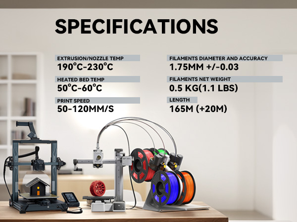 JAYO 95A TPU 3D printer filament