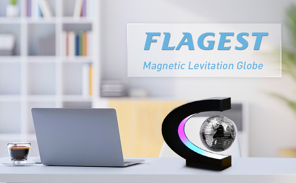 magnetic levitating globe Levitating C Shape Globe