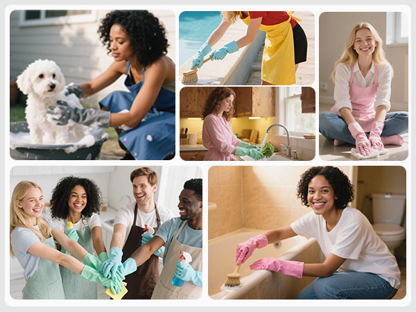 cleaning gloves for women dish gloves for women gloves for cleaning bathroom rubber cleaning gloves
