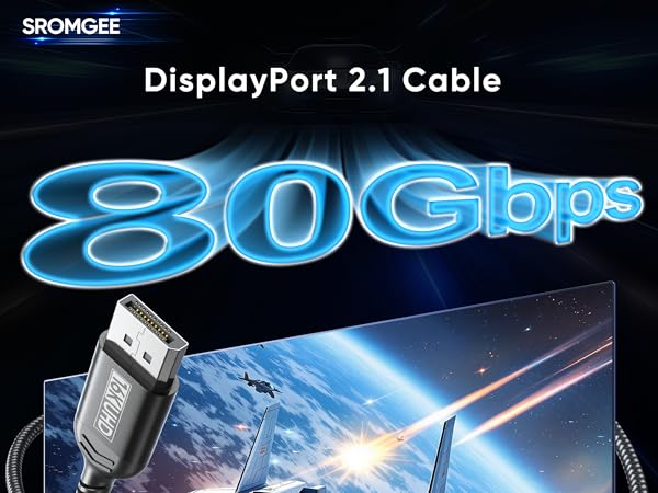 16k Displayport 2.1 Cable