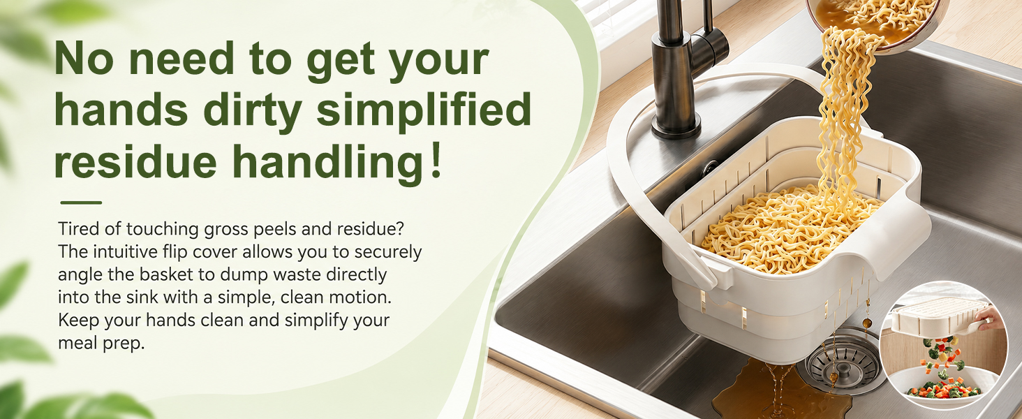 Mess-Free,Hands-Free Trimming Disposal.