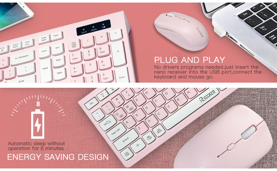 wireless keyboard mouse combo 3