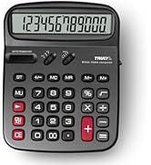 TRULY Desktop Calculator, 12-Digit Extra-Large LCD, Dual Power Solar &amp; Battery, GT &amp; MU Keys, Erg...