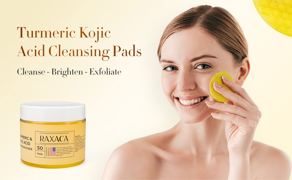 Turmeric Kojic Acid Cleansing Pads