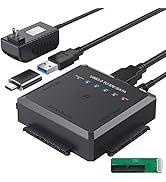 EYOOLD USB 3.0 to SATA IDE Adapter w/One Touch Backup, External Hard Drive Reader Recovery Conver...