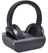 ZANCHIE Wireless Headphones for TV Watching with RF Transmitter & Charging Dock (Digital Optical ...