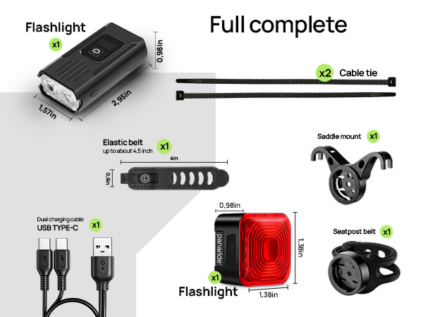 ready bike light set