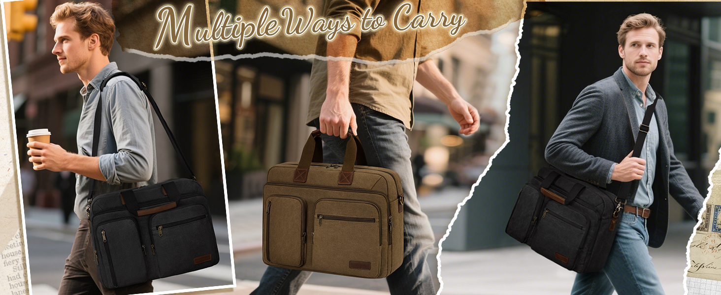 canvas laptop bag