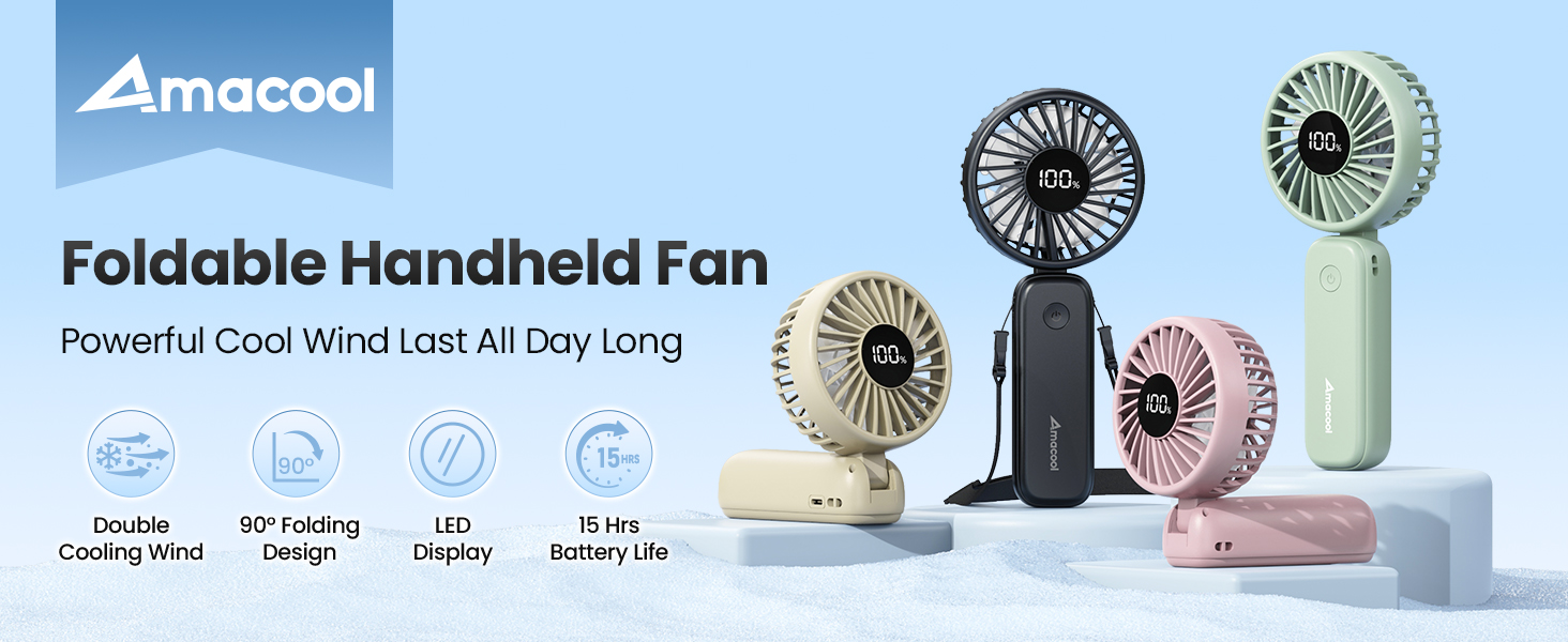 portable handheld fan