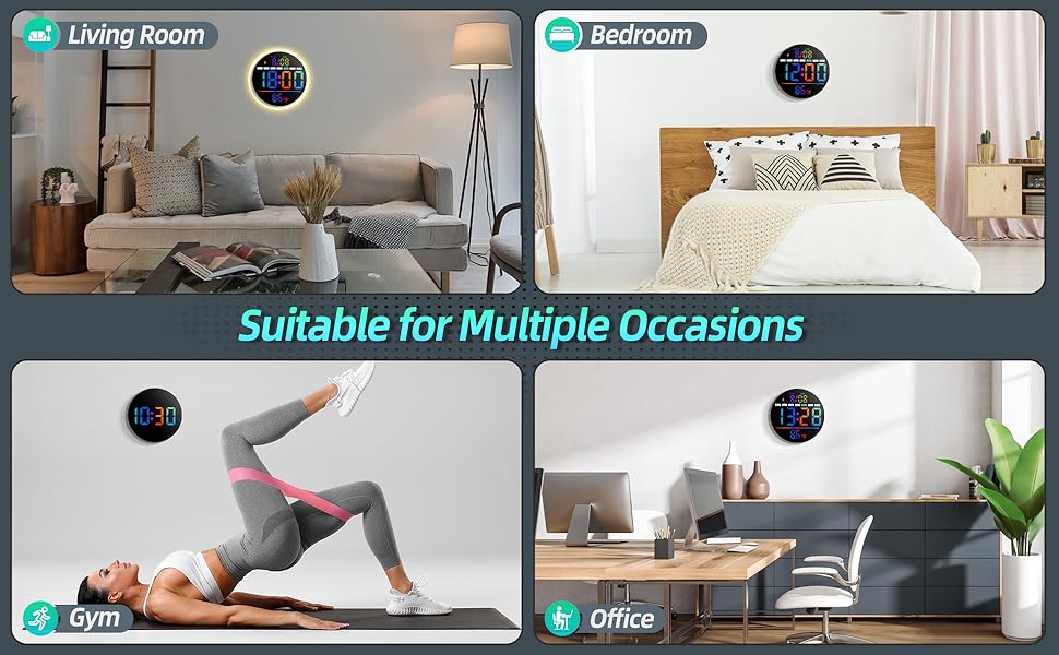 small wall clock for bedroom