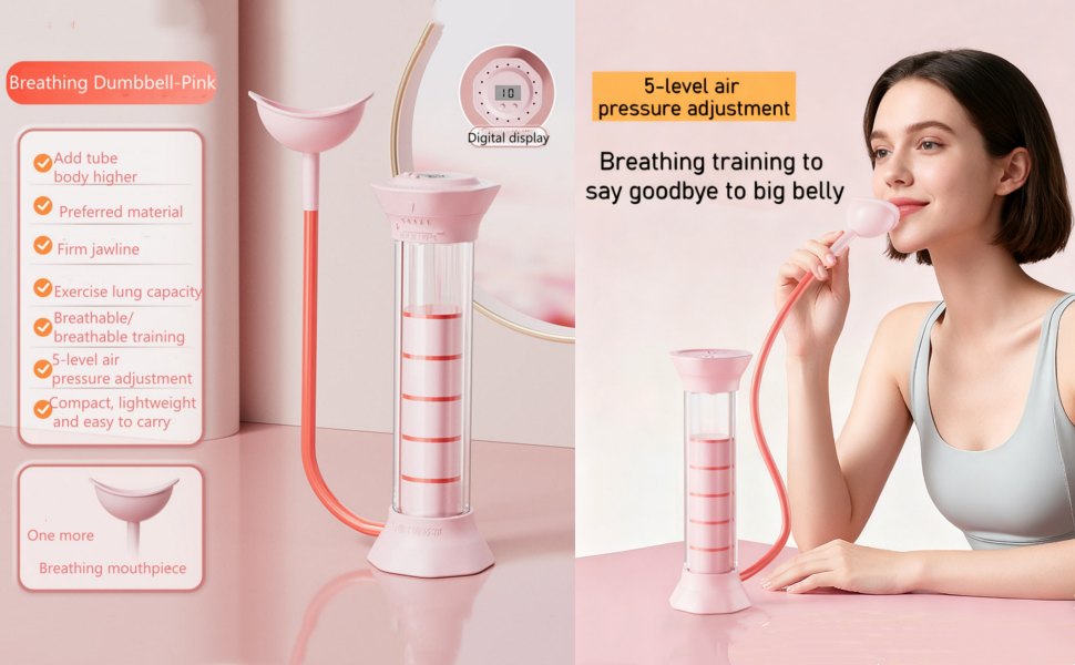Digital Breathing Dumbbells with Adjustable air Holes