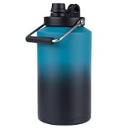 Kerilyn Insulated Gallon Jug with Handle, One Gallon, 128oz Stainless Steel, Large Double Vacuum ...