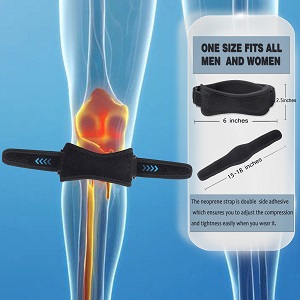 Adjustbale knee strap