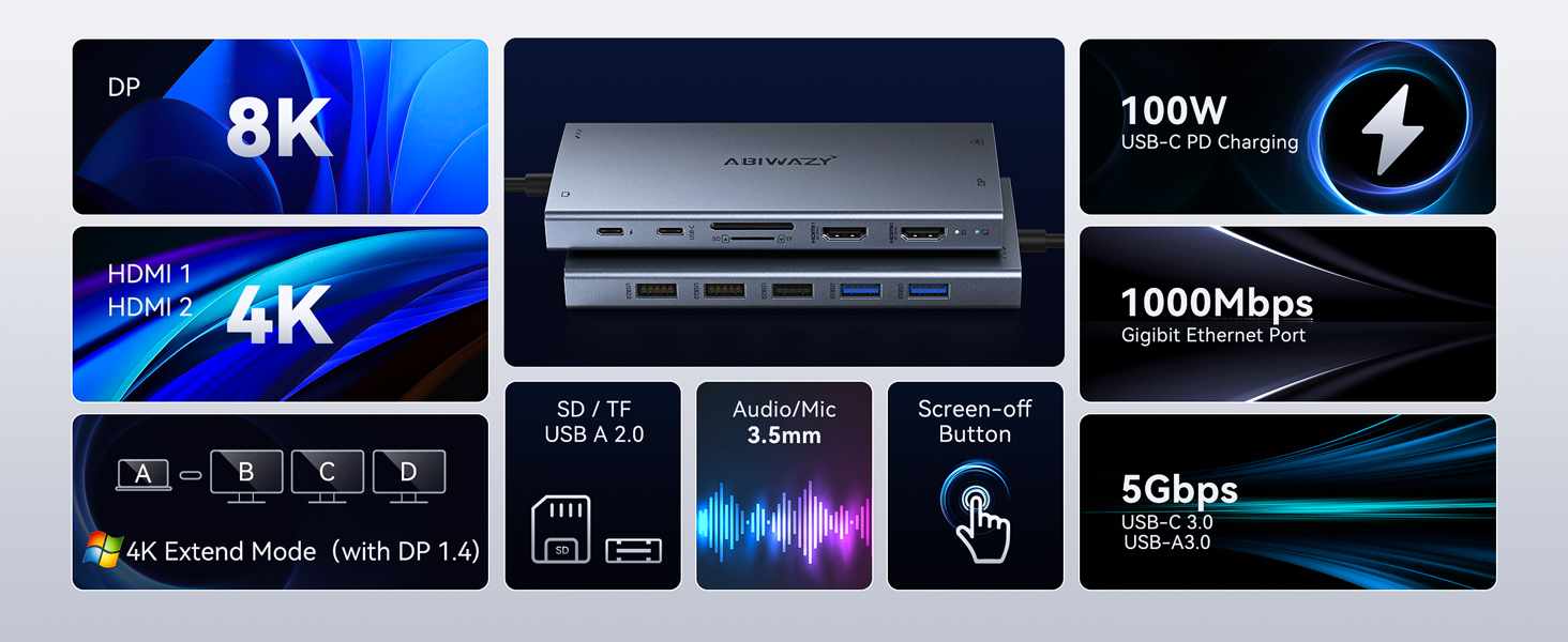 dell docking station dual monitor hp docking station lenovo docking station usb c dock usb c dongle