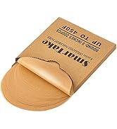 SMARTAKE 200 Pcs Unbleached Parchment Paper Baking Sheets Round, 8 Inches Non-Stick Precut Baking...