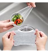 Kitchen Sink Strainer Mesh Bag- 200 PCS Disposable Sink Net Strainer Filter Bags for Sink Drain f...