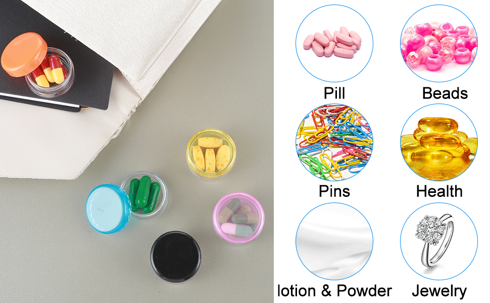 small pill container for small things
