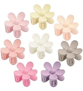 AOENJIE Flower Hair Clips 8PCS, Hair Claw Clips for Women Thick Thin Hair, Flower Claw Clips Matt...