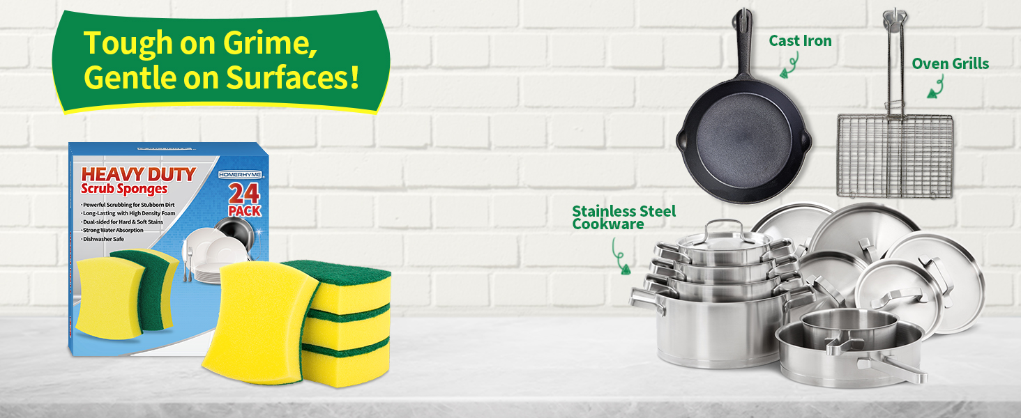 Multi-Functional Household Cleaning Sponge Cleaner