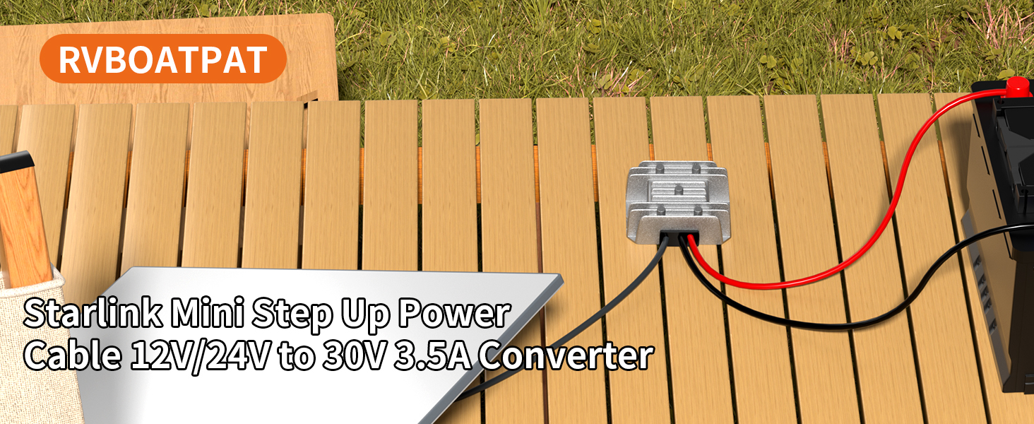 Starlink Mini 12V Adapter DC Step Up Converter