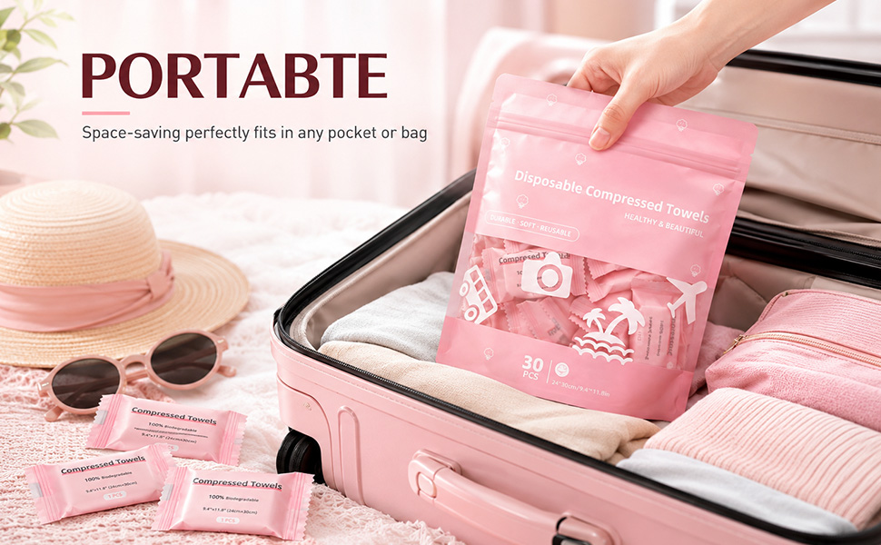PORTABTE Space-saving perfectly fits in any pocket or bag