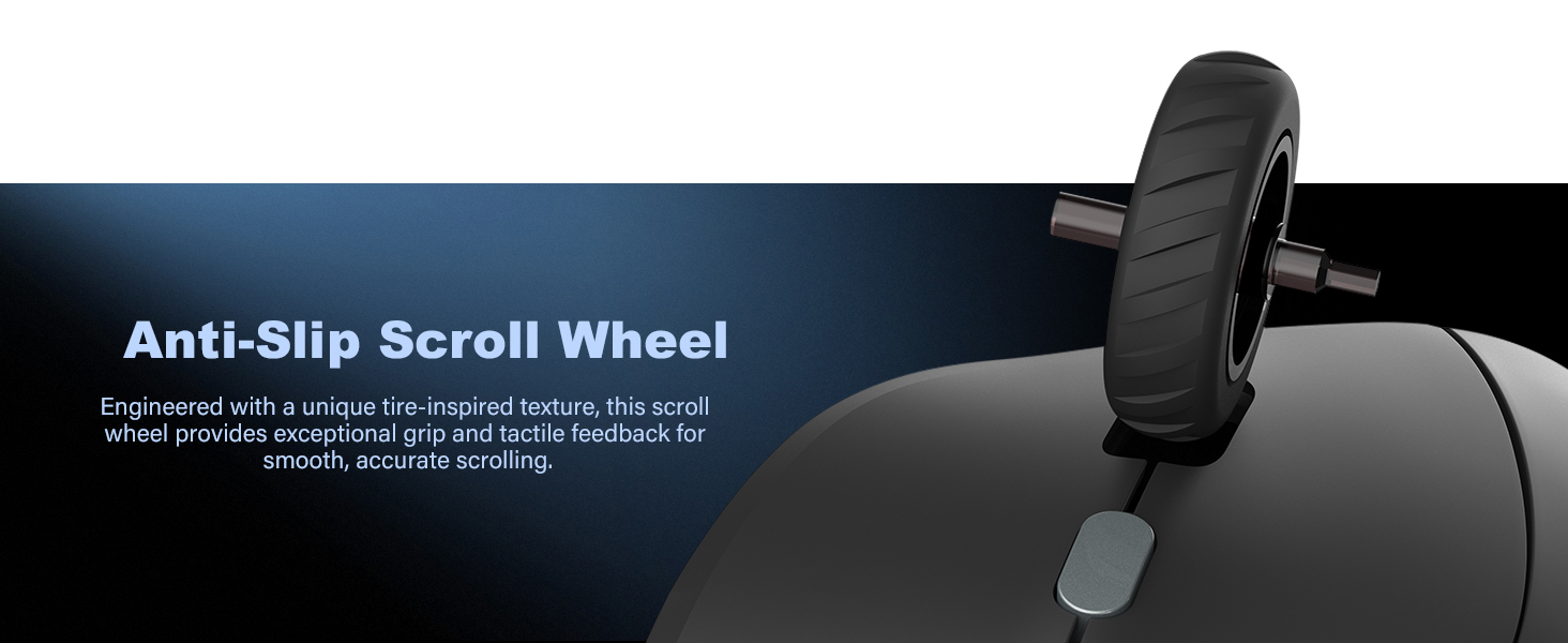 Anti-Slip Scroll Wheel
