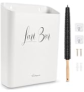 Sealegend Magnetic Lint Bin for Laundry Room with Dryer Lint Brush, Wall Mounted Trash Can Space-...