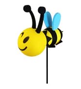 YGMONER Happy Bee Car Antenna Topper - Auto Antenna Ball Exterior Decor Car Decorations Easy to Find