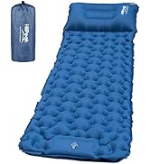 HiiPeak Sleeping Pad - Ultralight Inflatable Sleeping Mat with Built-in Foot Pump, Durable Compac...