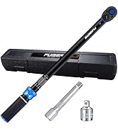 PUIBERS Torque wrench Set 1/2 drive,1/2 Torque Wrenches 10-170 FT.LB/13.6-230.5 Nm,±3% Precision ...