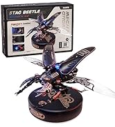 ROKR 3D Puzzles for Adults Electric Insect Metal Model Building Kit Desk Toys Hobby Kit for Adult...