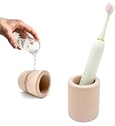 DiatZeno Mini Toothbrush Holders for Bathrooms - Diatomite Quick-Dry Organizer, Compact Portable ...
