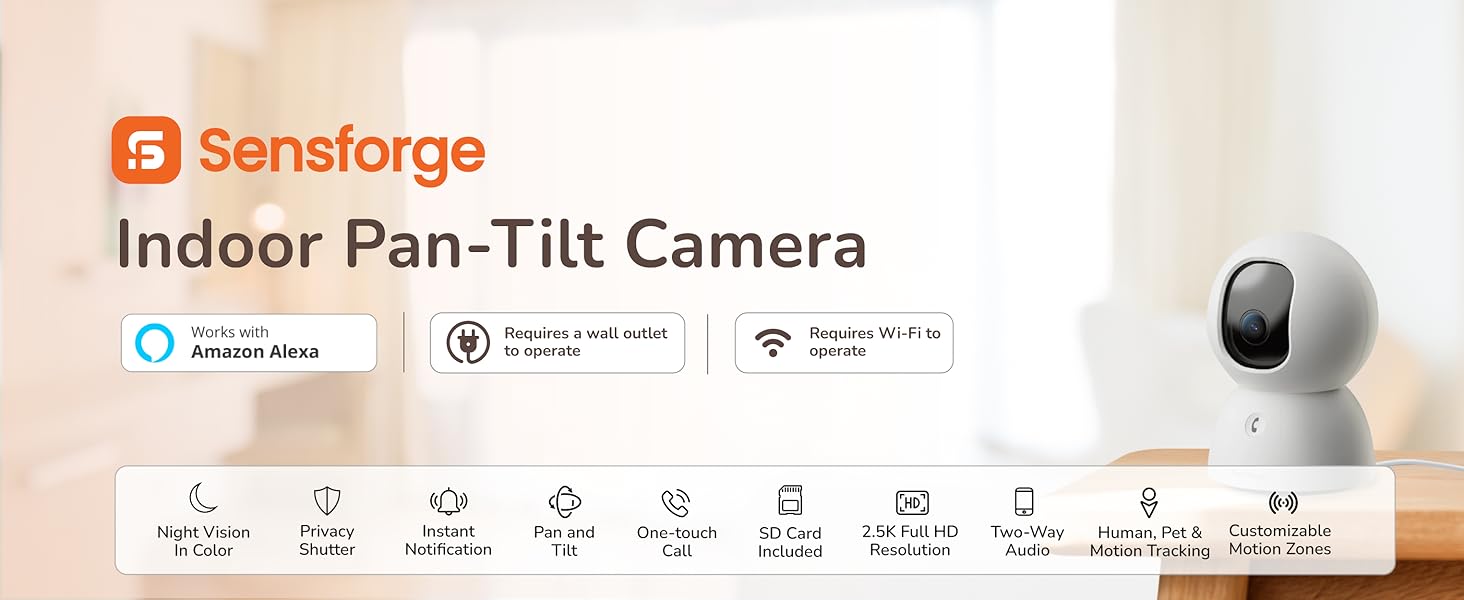 Indoor Pan-Tilt Camera