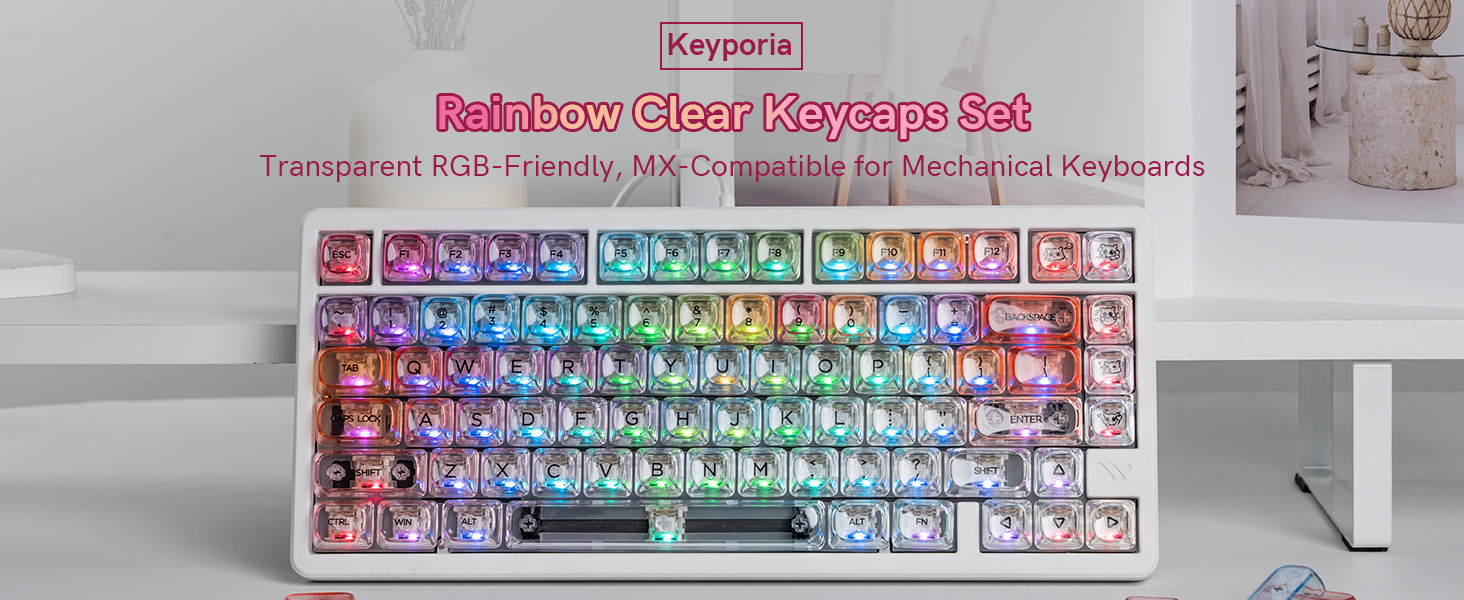 Translucent Jelly Keycaps