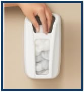 KICHLY Plastic Bag Holder For Grocery Bags, Durable Plastic Bag Organizer Wall Mount, Storage Org...
