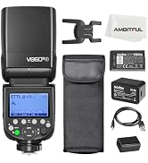 Godox V860III-F TTL 2.4G GN60 HSS Camera Flash with 10-Speed Adjustable Modeling Light, one-Key S...