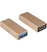 Duttek USB C Female to USB A Female Adapter, USB C Female to USB 3.0 Female Adapte, USB C to USB ...