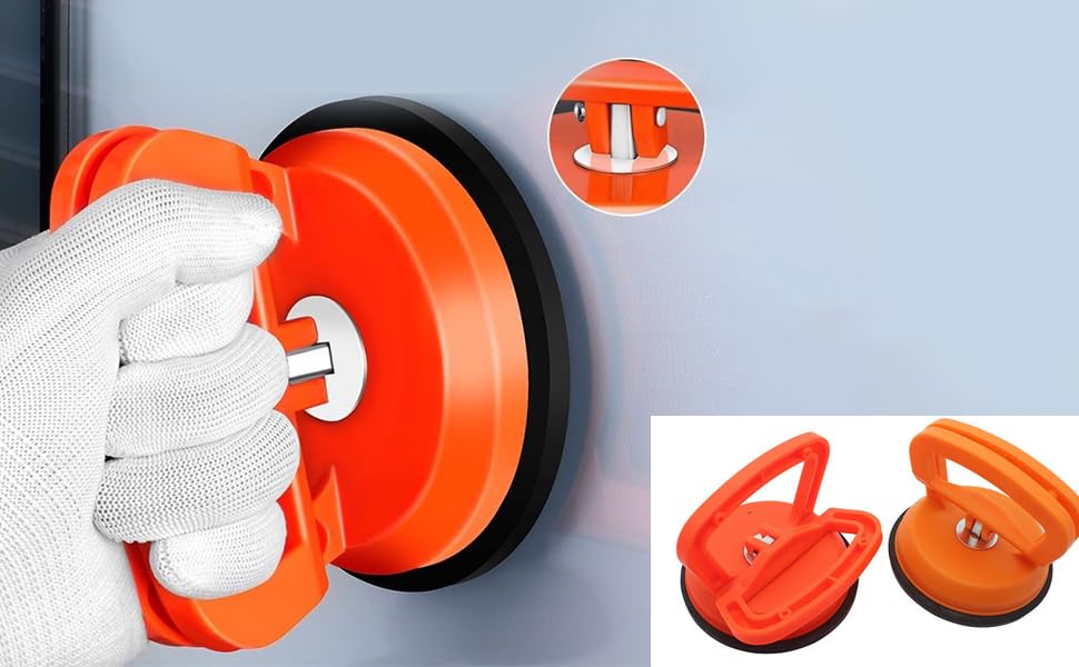 Dent Puller, Car Dent Puller Suction Cup (2 Small + 1 Large), Car Body Paintless Dent