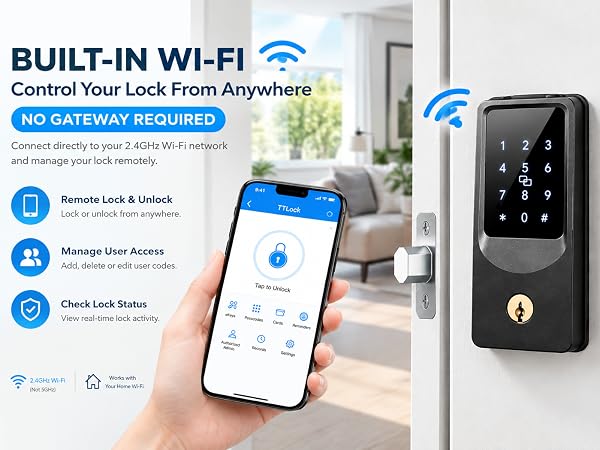 akagear keyless entry door lock