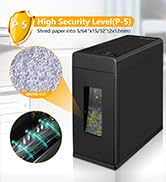 P5 micro cut paper shredder