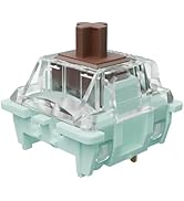 Mciepny Gateron Jade Series 3.0 Keyboard Switches,Linear 3-Pin Dual-Stage Spring,Pre-lubed for MX...